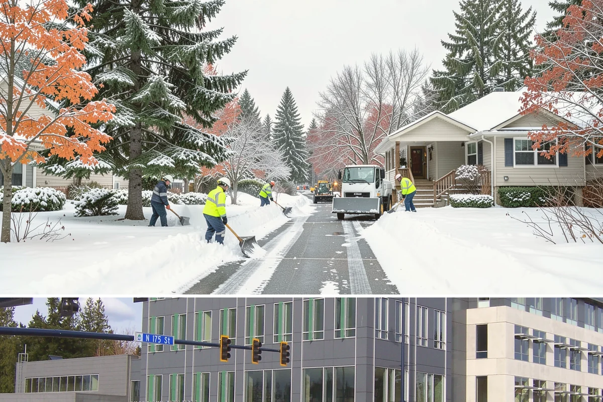 Catch Basin Snow Clearing in Shoreline, King County, WA - Basins need clearing right before the thaw cycles and atmospheric rivers that regularly follow our snow events from December...