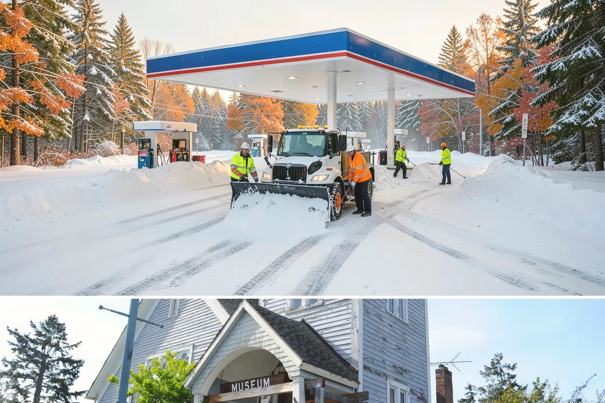 Catch Basin Snow Clearing in Steilacoom, Pierce County, WA - Basins need clearing right before the thaw cycles and atmospheric rivers that regularly follow our snow events from December...