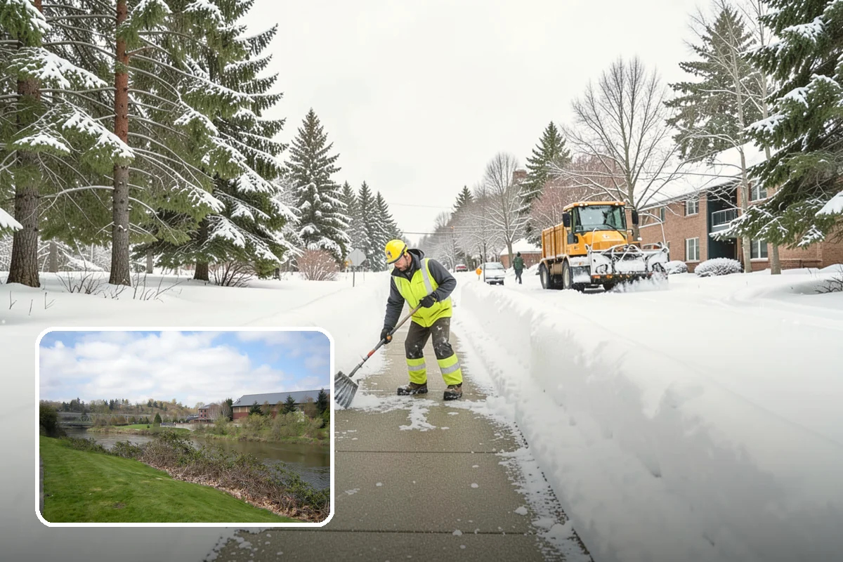Catch Basin Snow Clearing in Tukwila, King County, WA - Prevents ponding and flooding during thaws and rain events