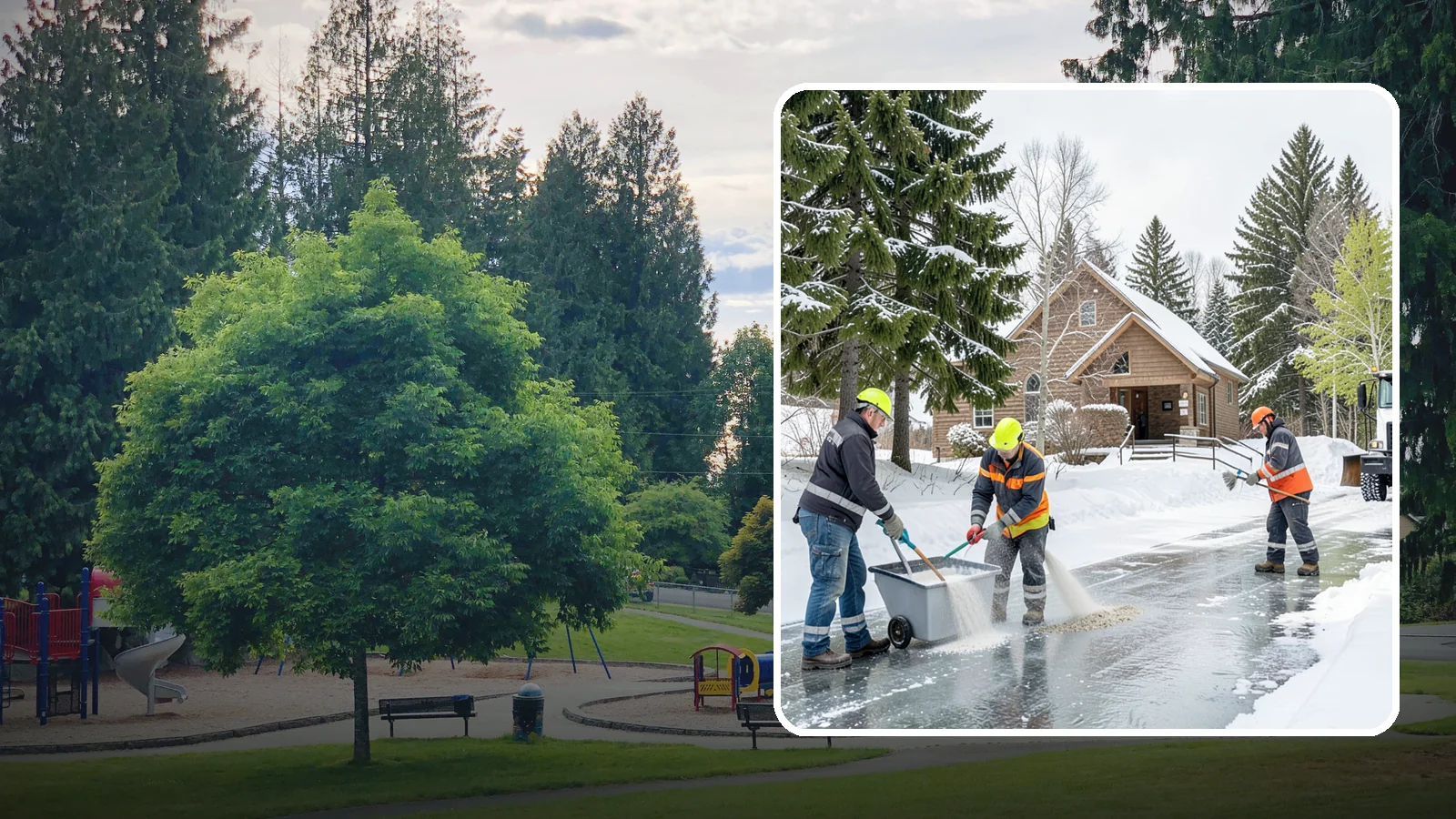 Church Deicing in Bonney Lake, Pierce County, WA - Deicing for churches and worship centers, keeping entrances, ramps, and lots safe for congregations that gather early on frozen...