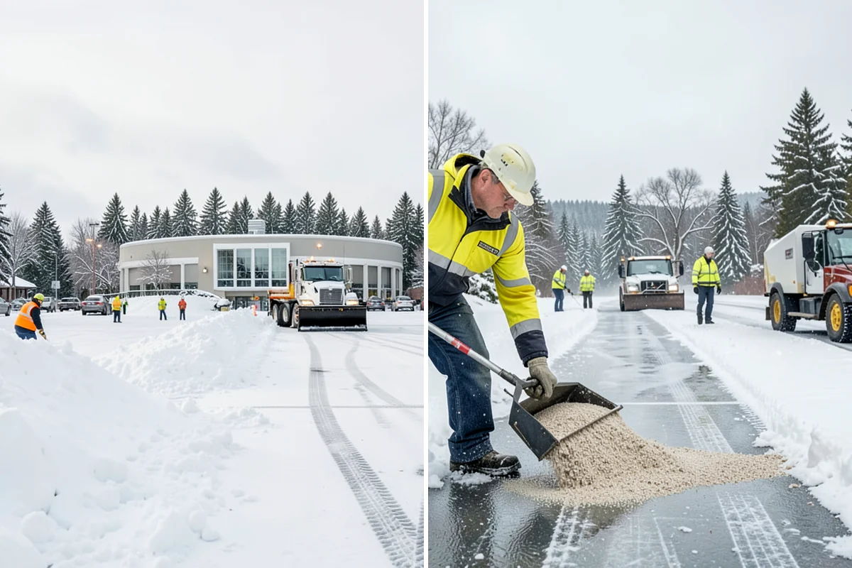 Church Deicing in Clyde Hill, King County, WA - Review sanctuary entrances, ramps, and lots with church staff