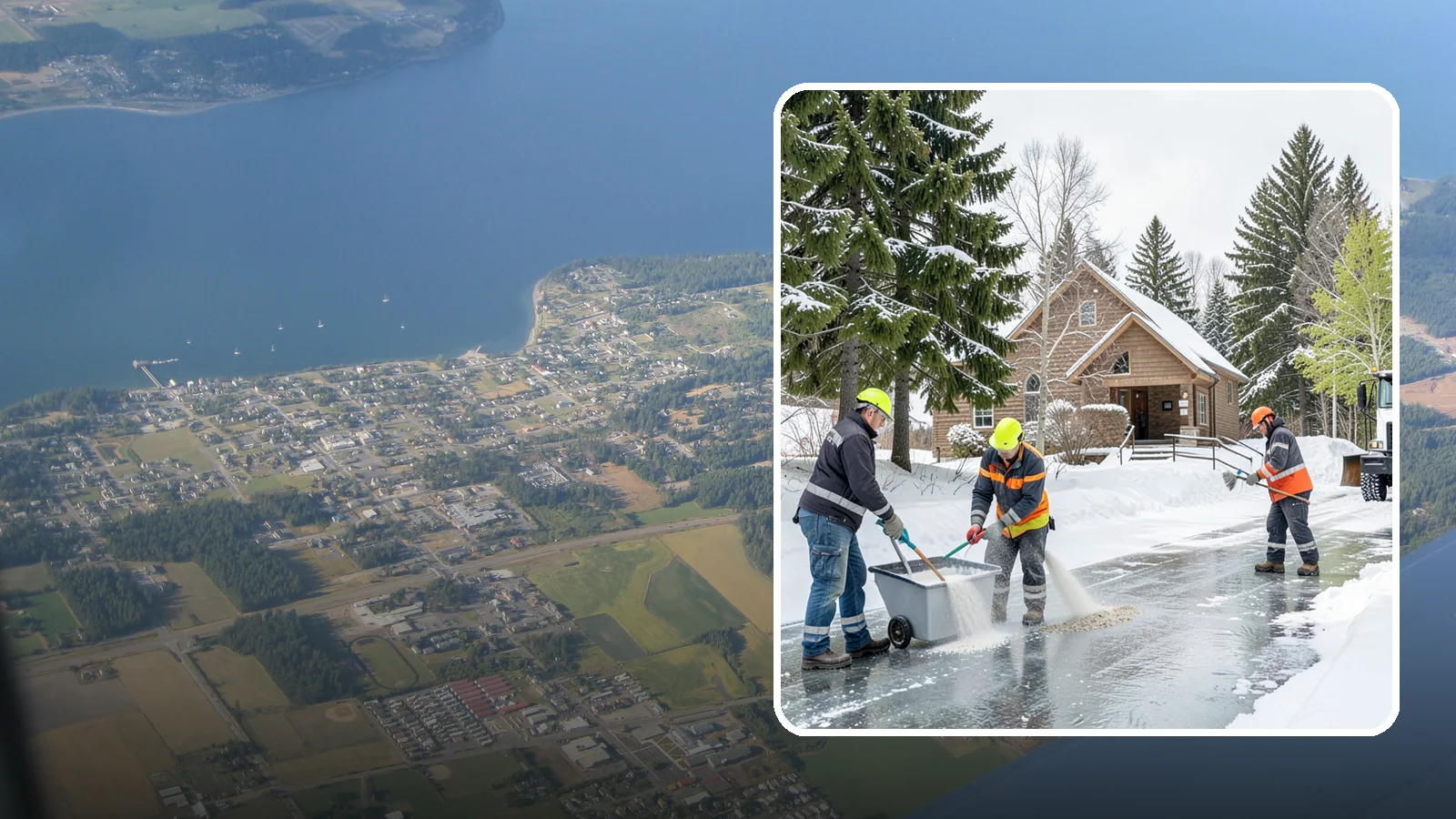 Church Deicing in Coupeville, Island County, WA - Deicing for churches and worship centers, keeping entrances, ramps, and lots safe for congregations that gather early on frozen...