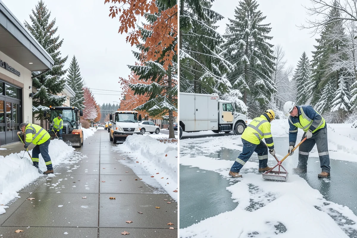 Church Deicing in Des Moines, King County, WA - Review sanctuary entrances, ramps, and lots with church staff