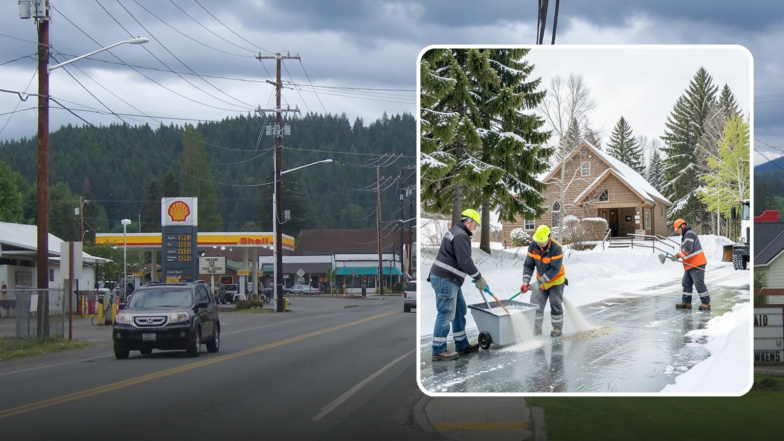 Church Deicing in Granite Falls, Snohomish County, WA - Deicing for churches and worship centers, keeping entrances, ramps, and lots safe for congregations that gather early on frozen...
