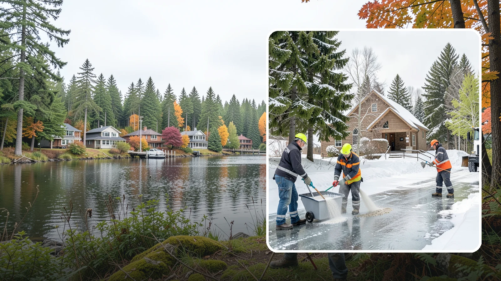 Church Deicing in La Conner, Skagit County, WA - Deicing for churches and worship centers, keeping entrances, ramps, and lots safe for congregations that gather early on frozen...