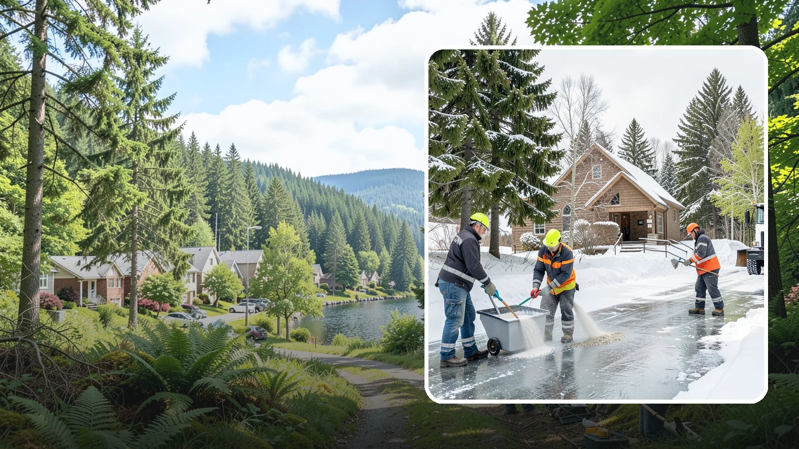 Church Deicing in Lake Forest Park, King County, WA - Deicing for churches and worship centers, keeping entrances, ramps, and lots safe for congregations that gather early on frozen...