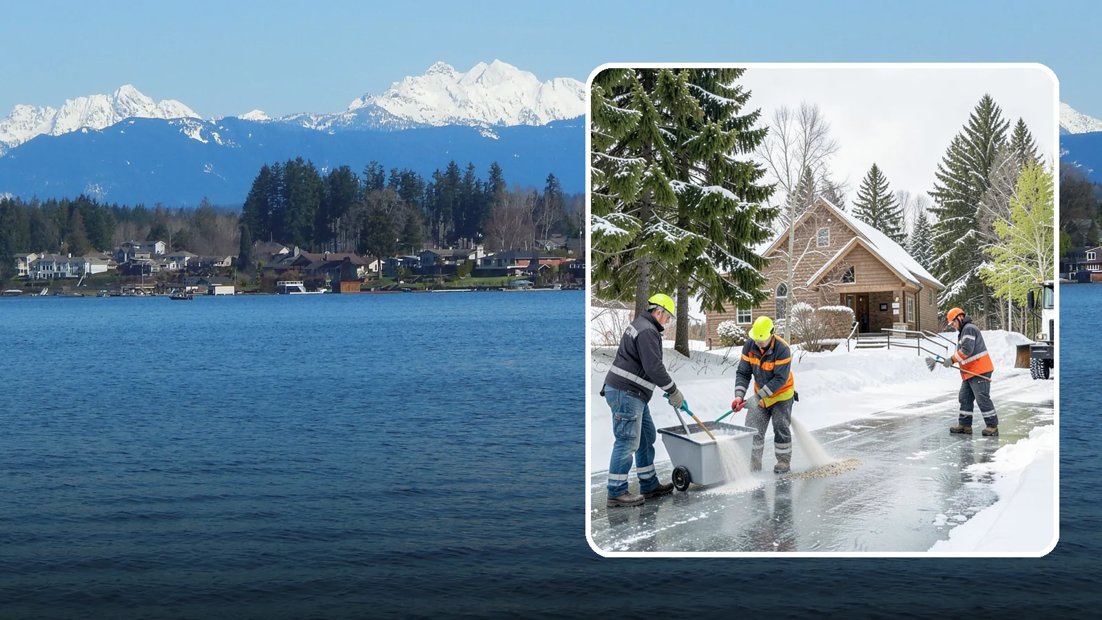Church Deicing in Lake Stevens, Snohomish County, WA - Deicing for churches and worship centers, keeping entrances, ramps, and lots safe for congregations that gather early on frozen...