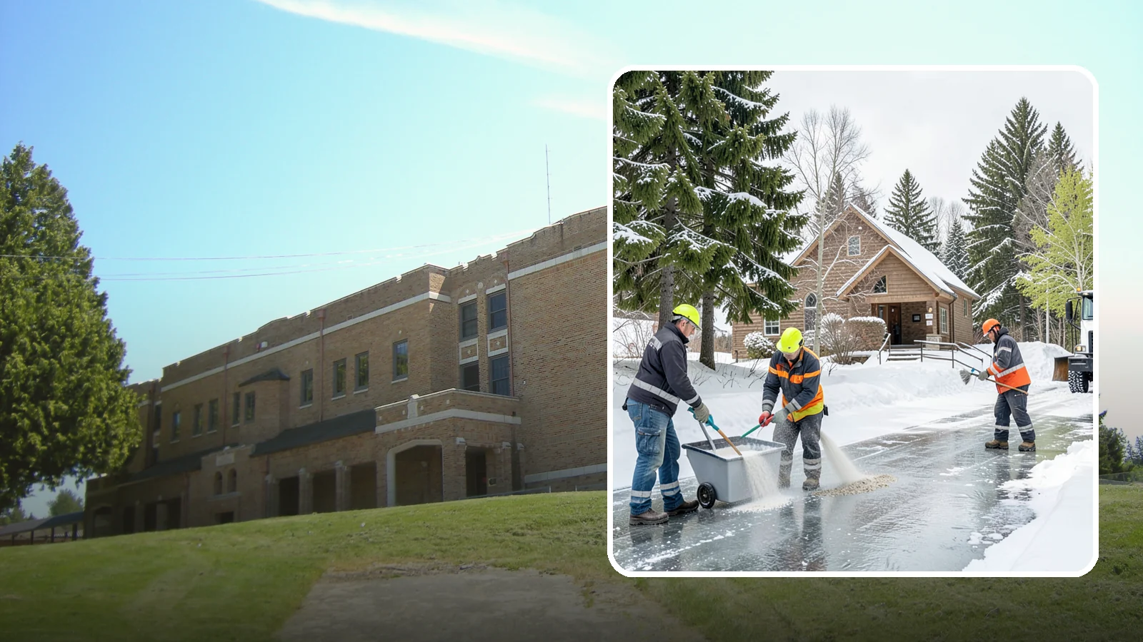 Church Deicing in Maple Valley, King County, WA - Deicing for churches and worship centers, keeping entrances, ramps, and lots safe for congregations that gather early on frozen...