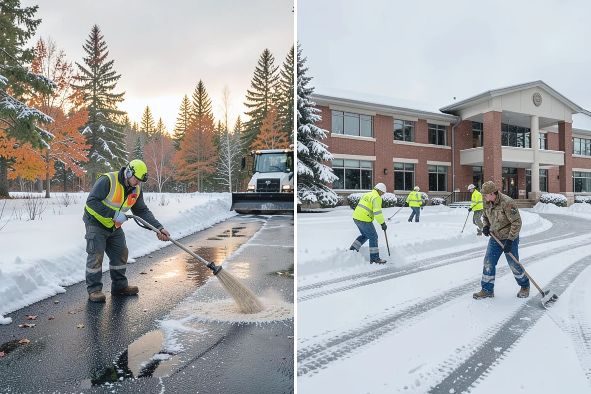 Church Deicing in Medina, King County, WA - Review sanctuary entrances, ramps, and lots with church staff