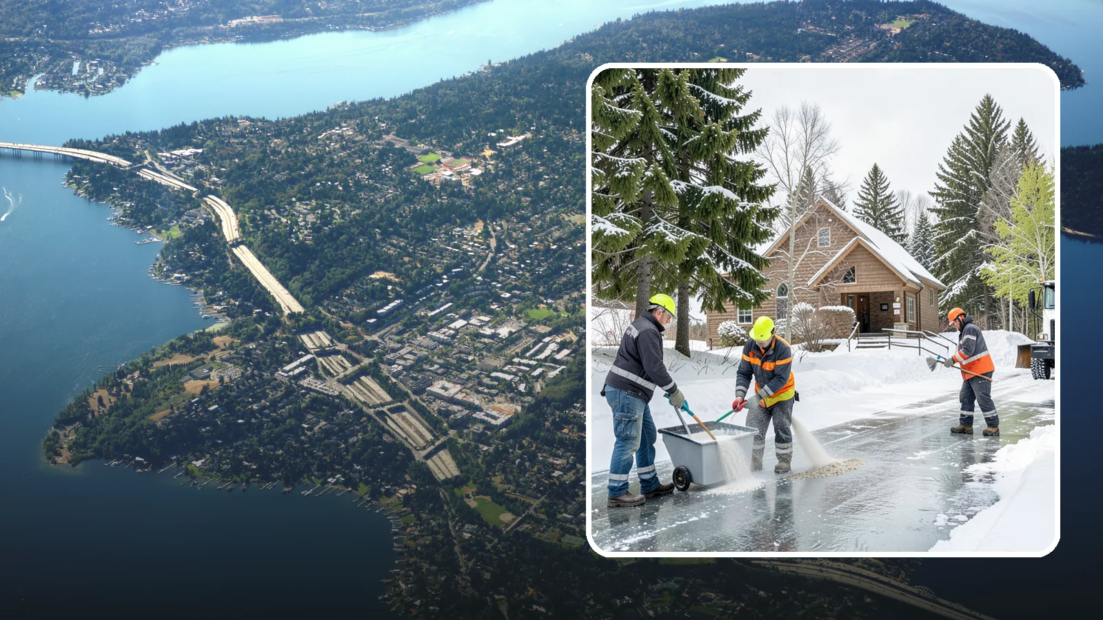 Church Deicing in Mercer Island, King County, WA - Deicing for churches and worship centers, keeping entrances, ramps, and lots safe for congregations that gather early on frozen...