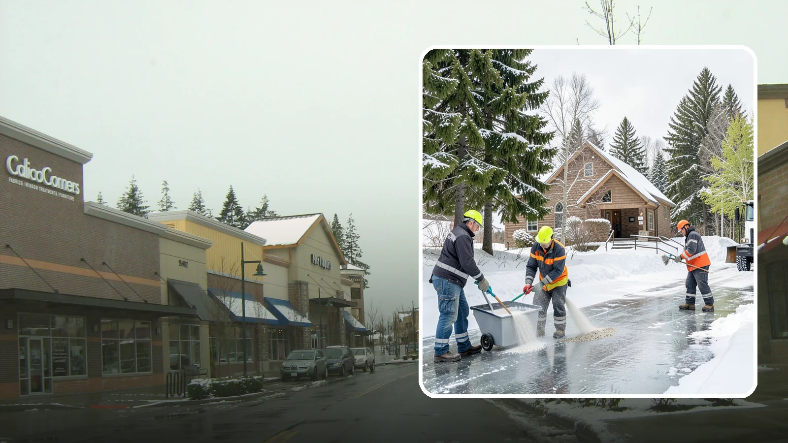 Church Deicing in Mill Creek, Snohomish County, WA - Deicing for churches and worship centers, keeping entrances, ramps, and lots safe for congregations that gather early on frozen...