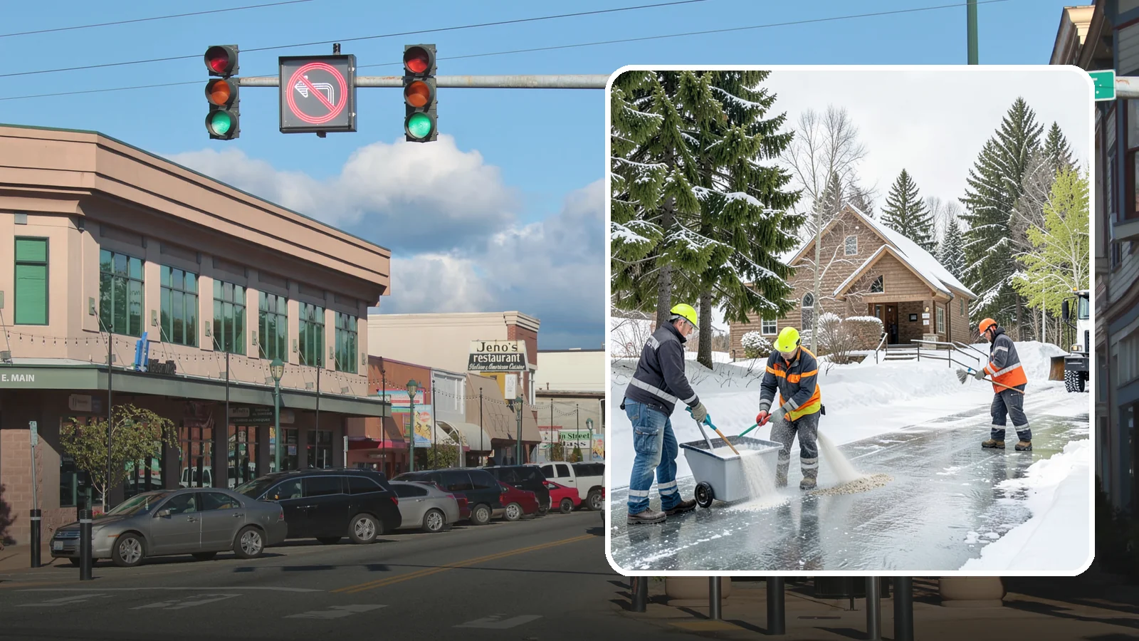 Church Deicing in Monroe, Snohomish County, WA - Deicing for churches and worship centers, keeping entrances, ramps, and lots safe for congregations that gather early on frozen...