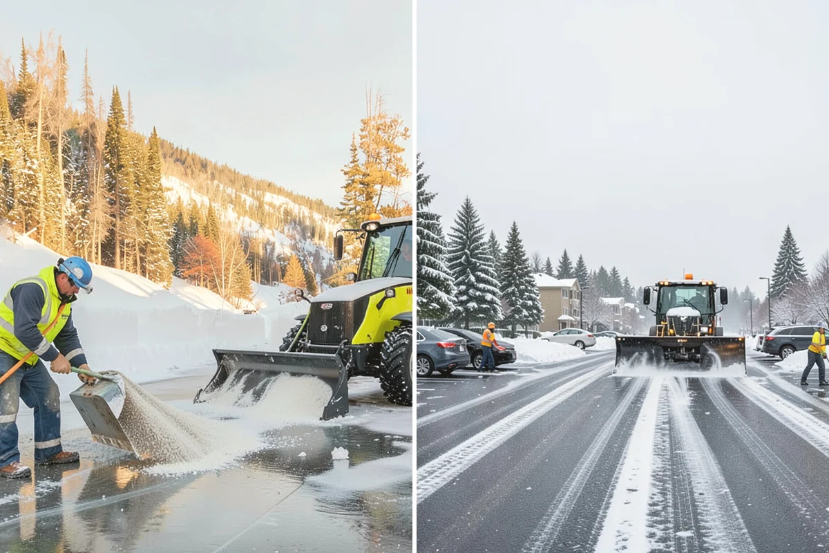 Church Deicing in North Bend, King County, WA - Review sanctuary entrances, ramps, and lots with church staff