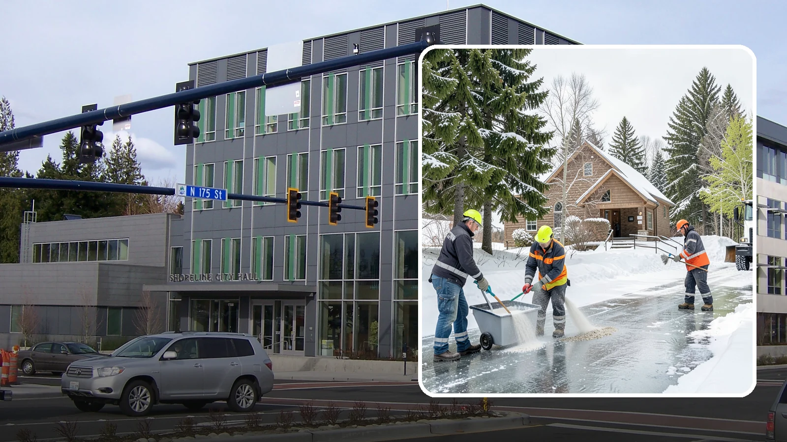 Church Deicing in Shoreline, King County, WA - Deicing for churches and worship centers, keeping entrances, ramps, and lots safe for congregations that gather early on frozen...