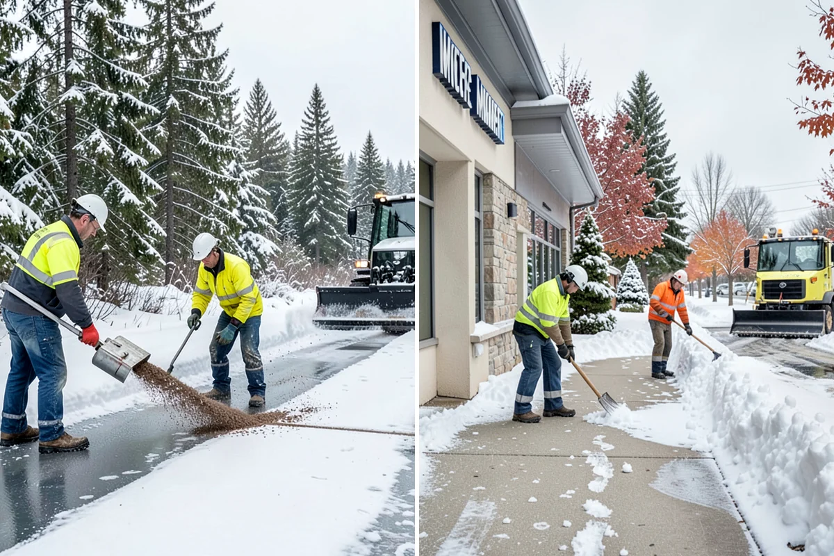 Church Deicing in Snoqualmie, King County, WA - Review sanctuary entrances, ramps, and lots with church staff