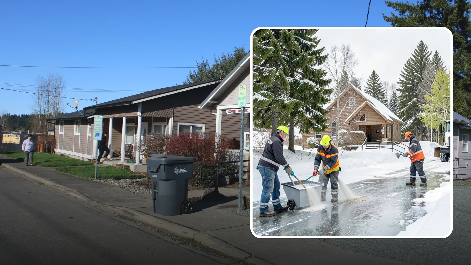 Church Deicing in South Prairie, Pierce County, WA - Deicing for churches and worship centers, keeping entrances, ramps, and lots safe for congregations that gather early on frozen...