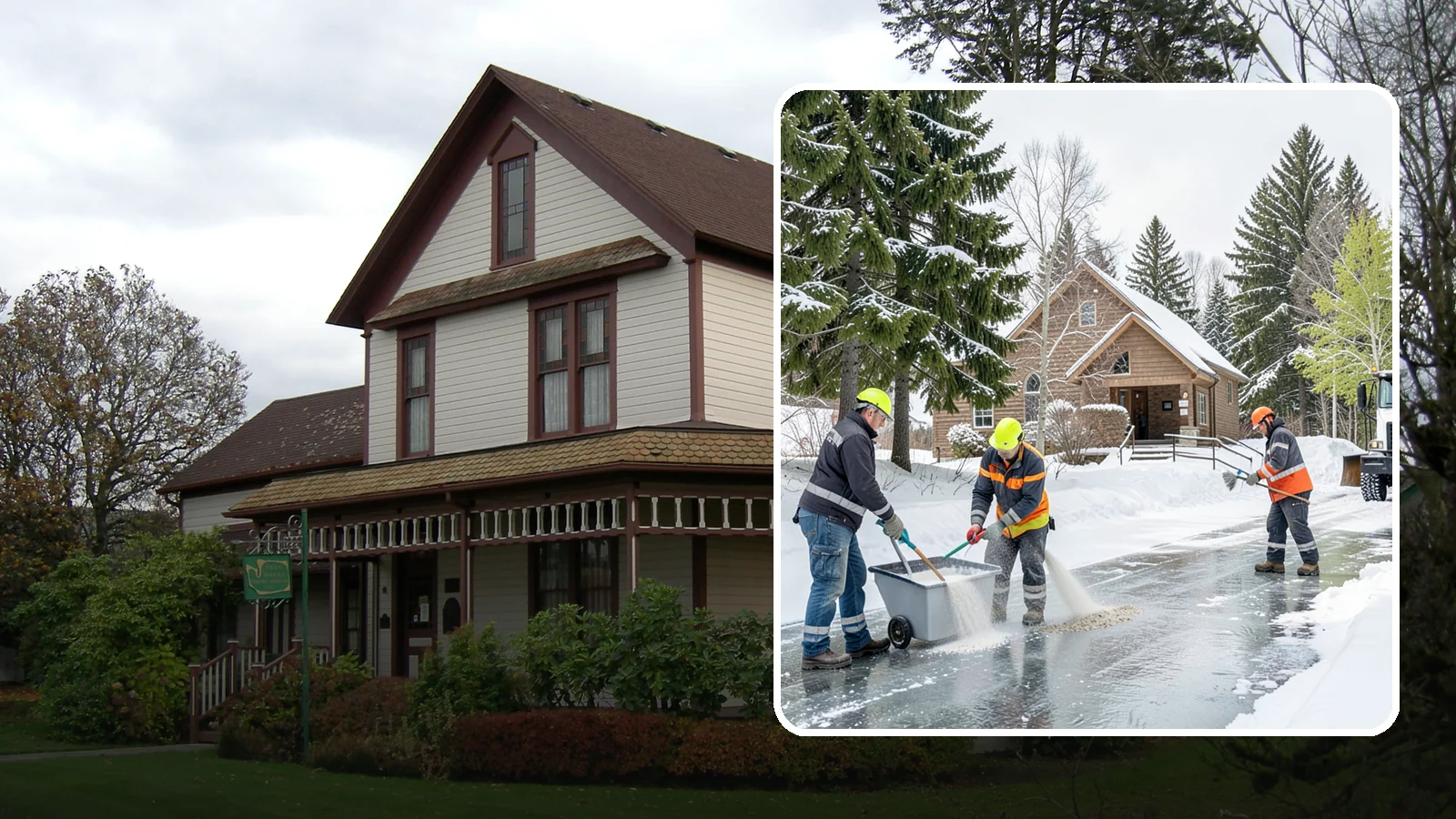 Church Deicing in Sumner, Pierce County, WA - Deicing for churches and worship centers, keeping entrances, ramps, and lots safe for congregations that gather early on frozen...