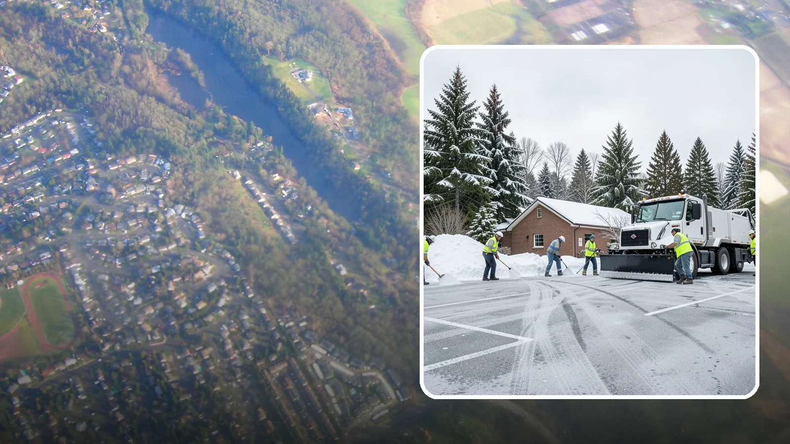 Church Parking Lot Snow Removal in Algona, King County, WA - We clear church lots ahead of weekend services so Western Washington congregations gather safely in winter.