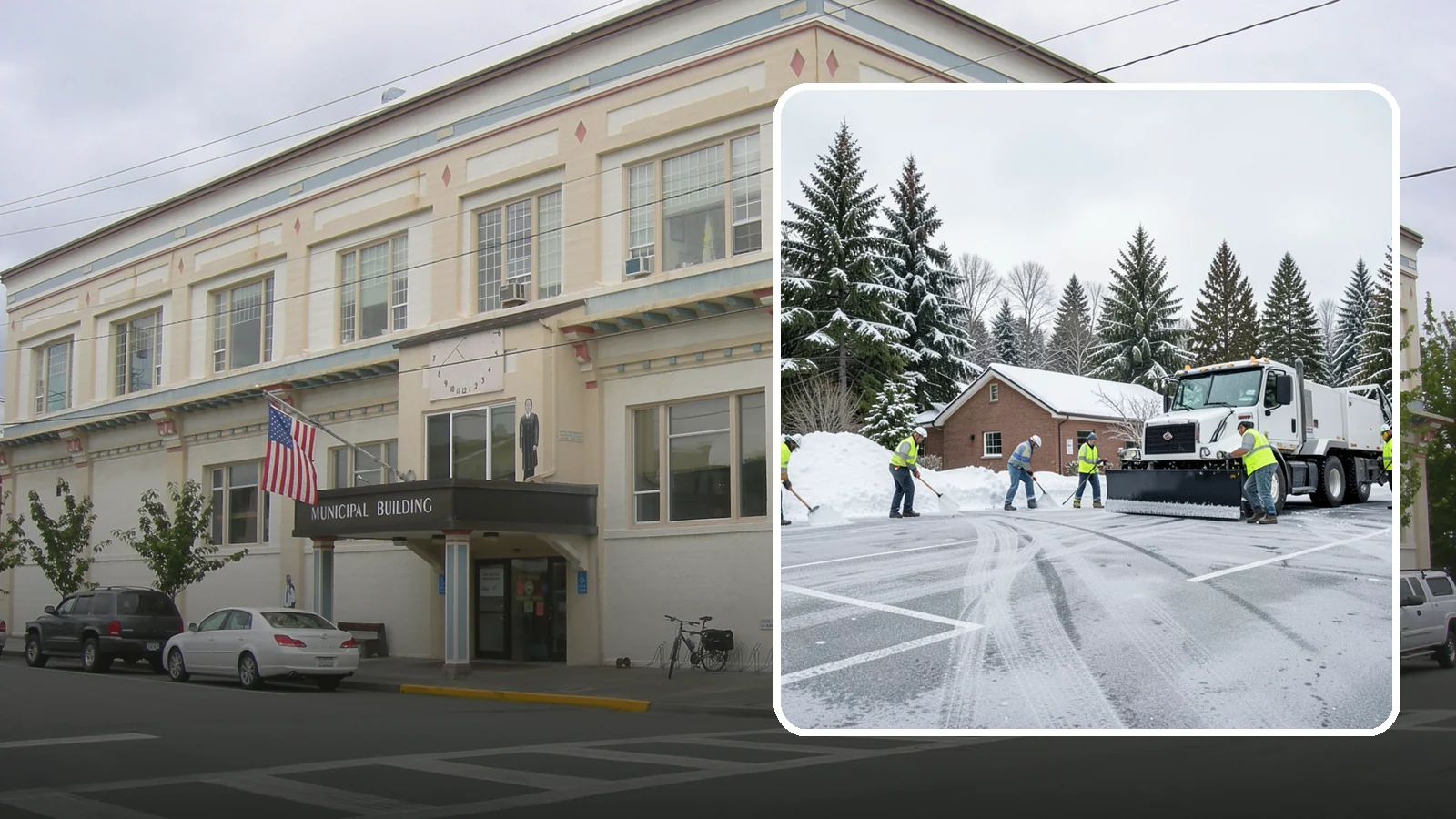 Church Parking Lot Snow Removal in Anacortes, Skagit County, WA - We clear church lots ahead of weekend services so Western Washington congregations gather safely in winter.