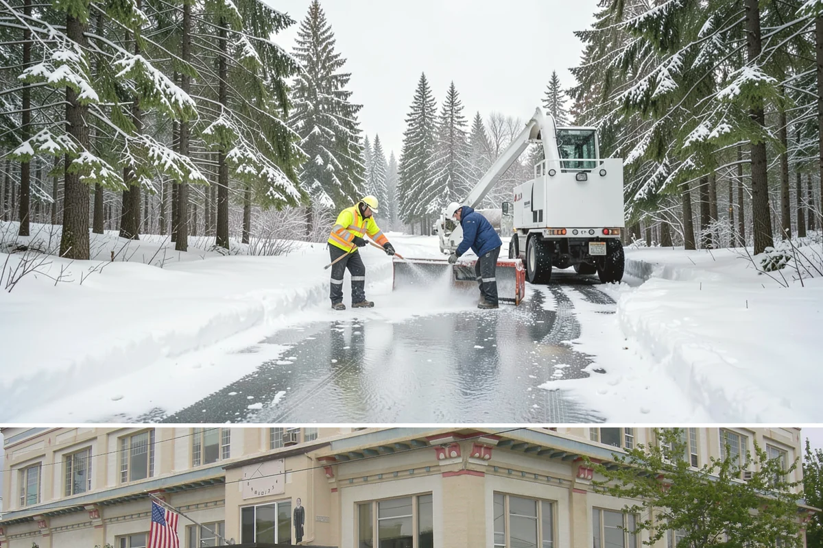 Church Parking Lot Snow Removal in Anacortes, Skagit County, WA - Church lots in the Puget Sound area need the most winter service from December through February, peaking around the holiday...