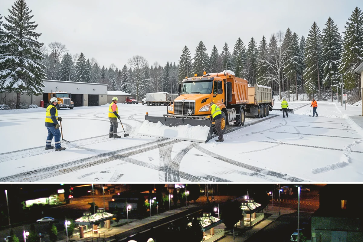 Church Parking Lot Snow Removal in Auburn, King County, WA - Church lots in the Puget Sound area need the most winter service from December through February, peaking around the holiday...