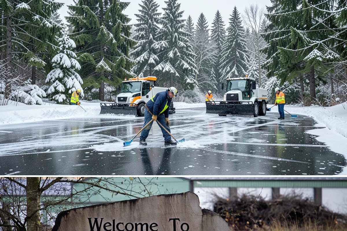 Church Parking Lot Snow Removal in Buckley, Pierce County, WA - Church lots in the Puget Sound area need the most winter service from December through February, peaking around the holiday...