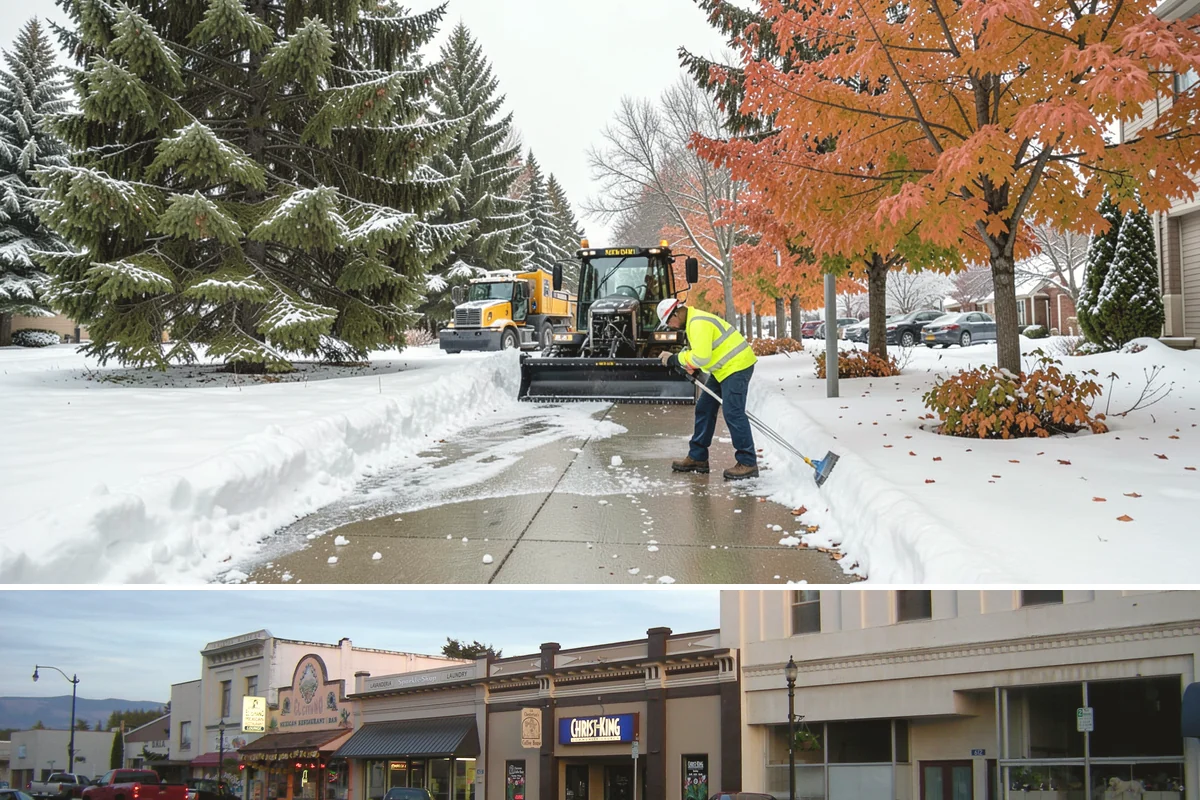 Church Parking Lot Snow Removal in Burlington, Skagit County, WA - Church lots in the Puget Sound area need the most winter service from December through February, peaking around the holiday...