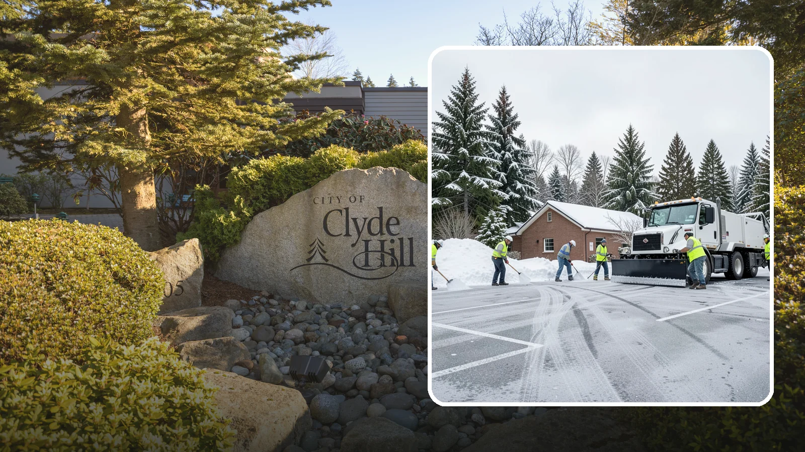 Church Parking Lot Snow Removal in Clyde Hill, King County, WA - We clear church lots ahead of weekend services so Western Washington congregations gather safely in winter.