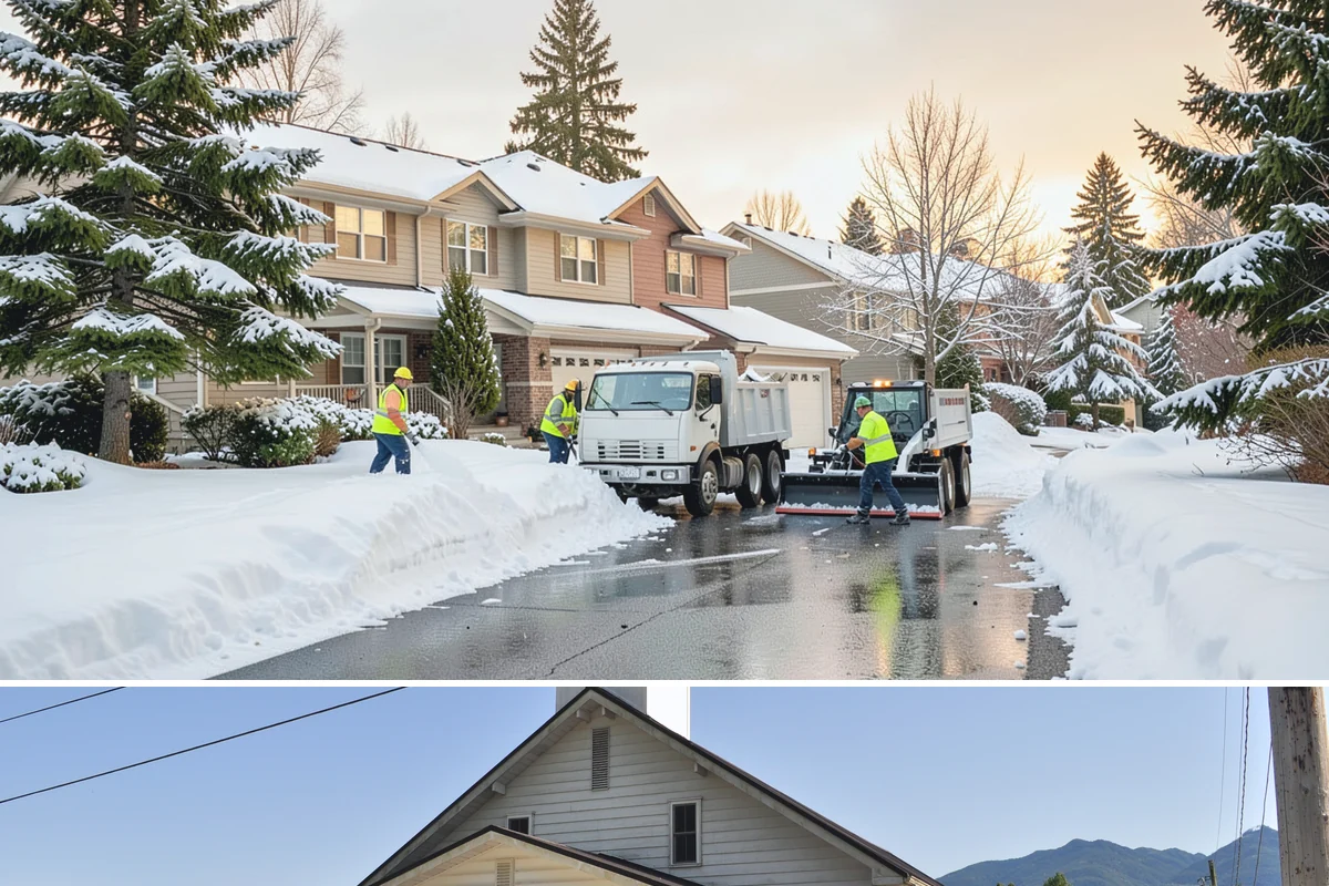 Church Parking Lot Snow Removal in Concrete, Skagit County, WA - Church lots in the Puget Sound area need the most winter service from December through February, peaking around the holiday...