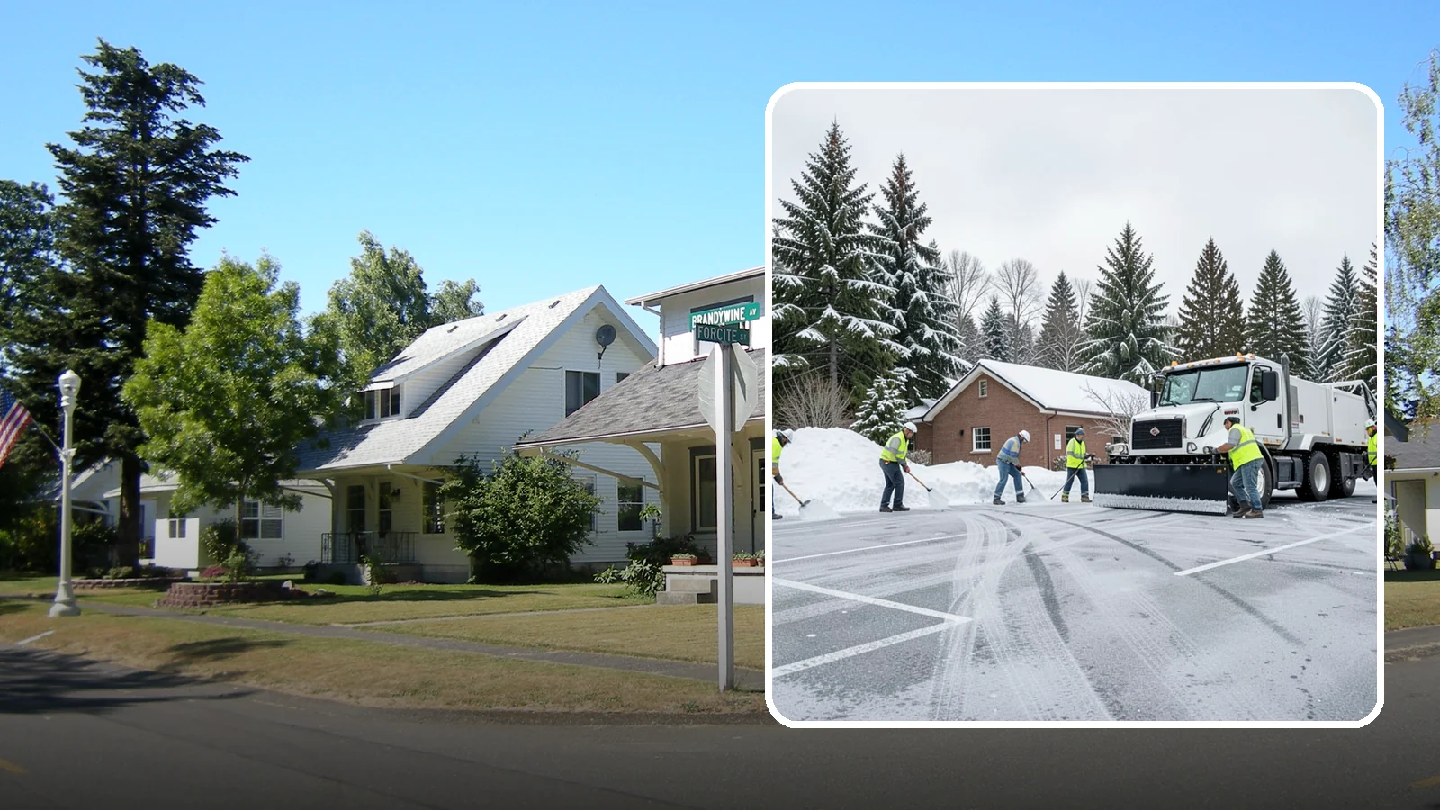 Church Parking Lot Snow Removal in DuPont, Pierce County, WA - We clear church lots ahead of weekend services so Western Washington congregations gather safely in winter.