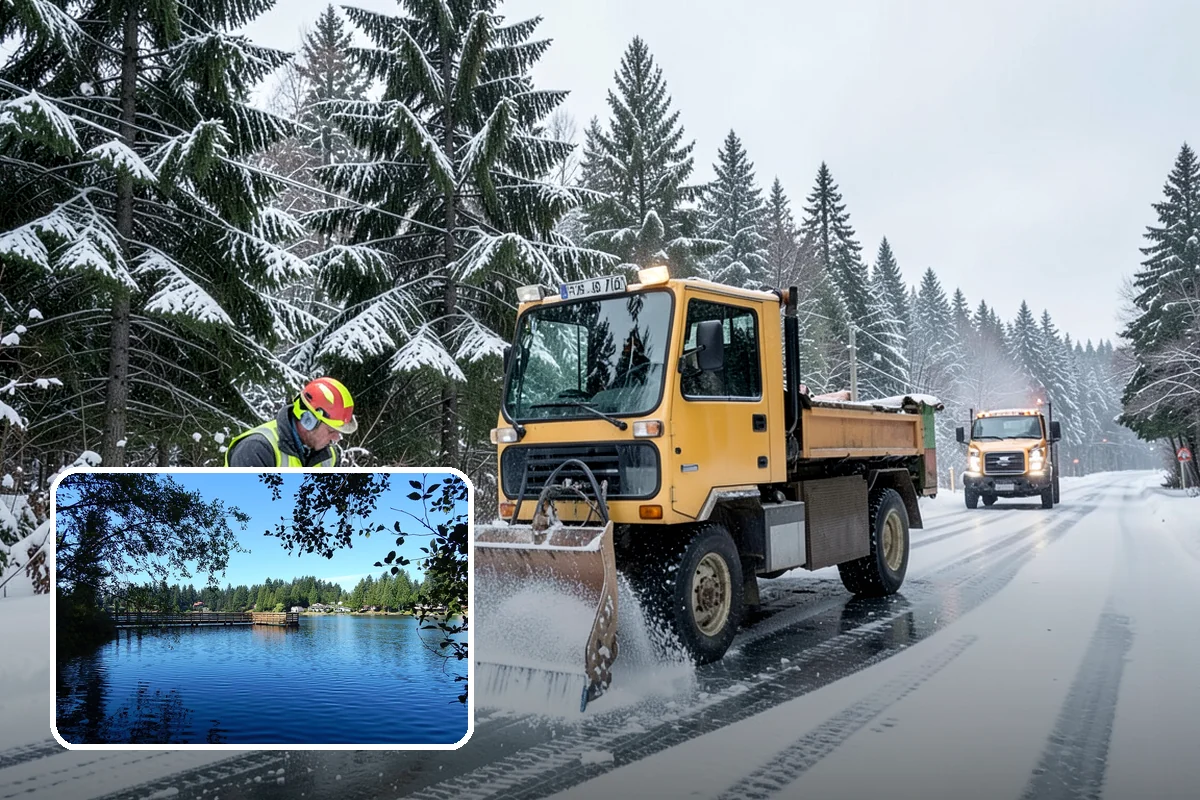 Church Parking Lot Snow Removal in Federal Way, King County, WA - Congregations arrive to a cleared lot for weekend and holiday services