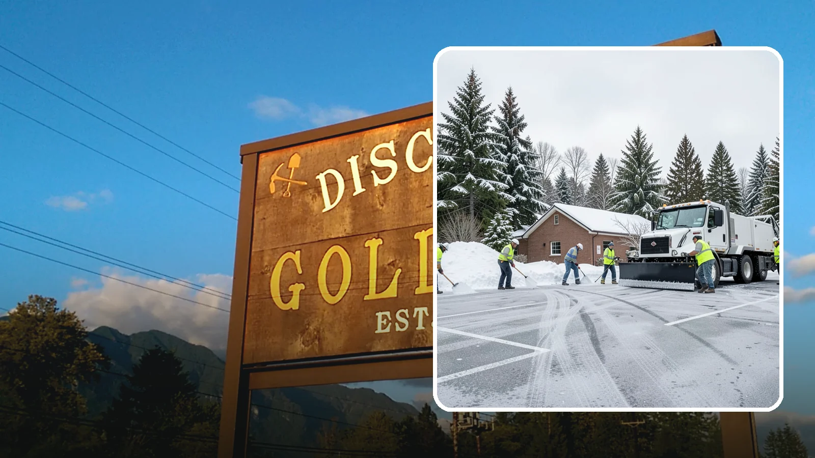 Church Parking Lot Snow Removal in Gold Bar, Snohomish County, WA - We clear church lots ahead of weekend services so Western Washington congregations gather safely in winter.
