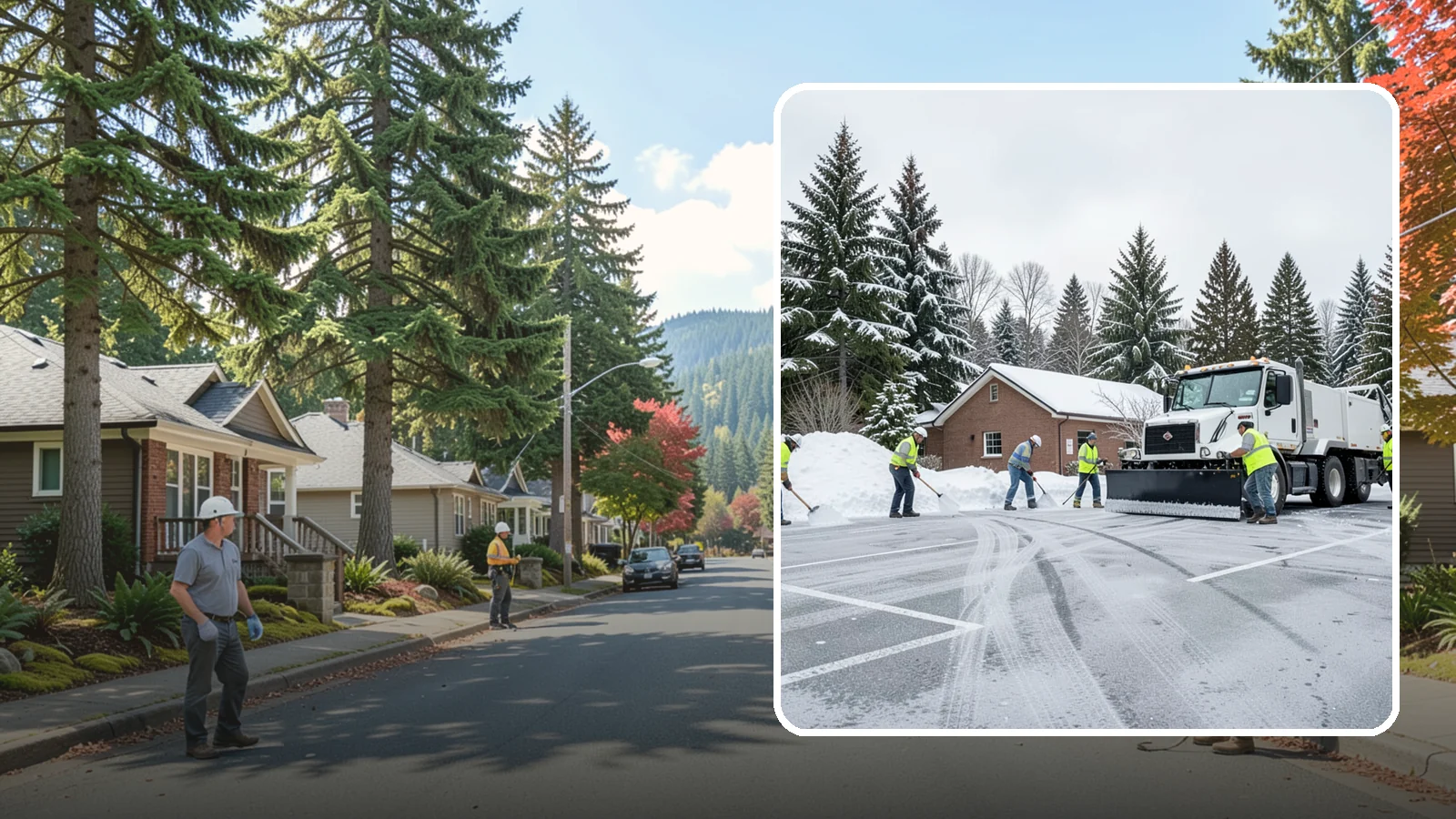 Church Parking Lot Snow Removal in Hunts Point, King County, WA - We clear church lots ahead of weekend services so Western Washington congregations gather safely in winter.