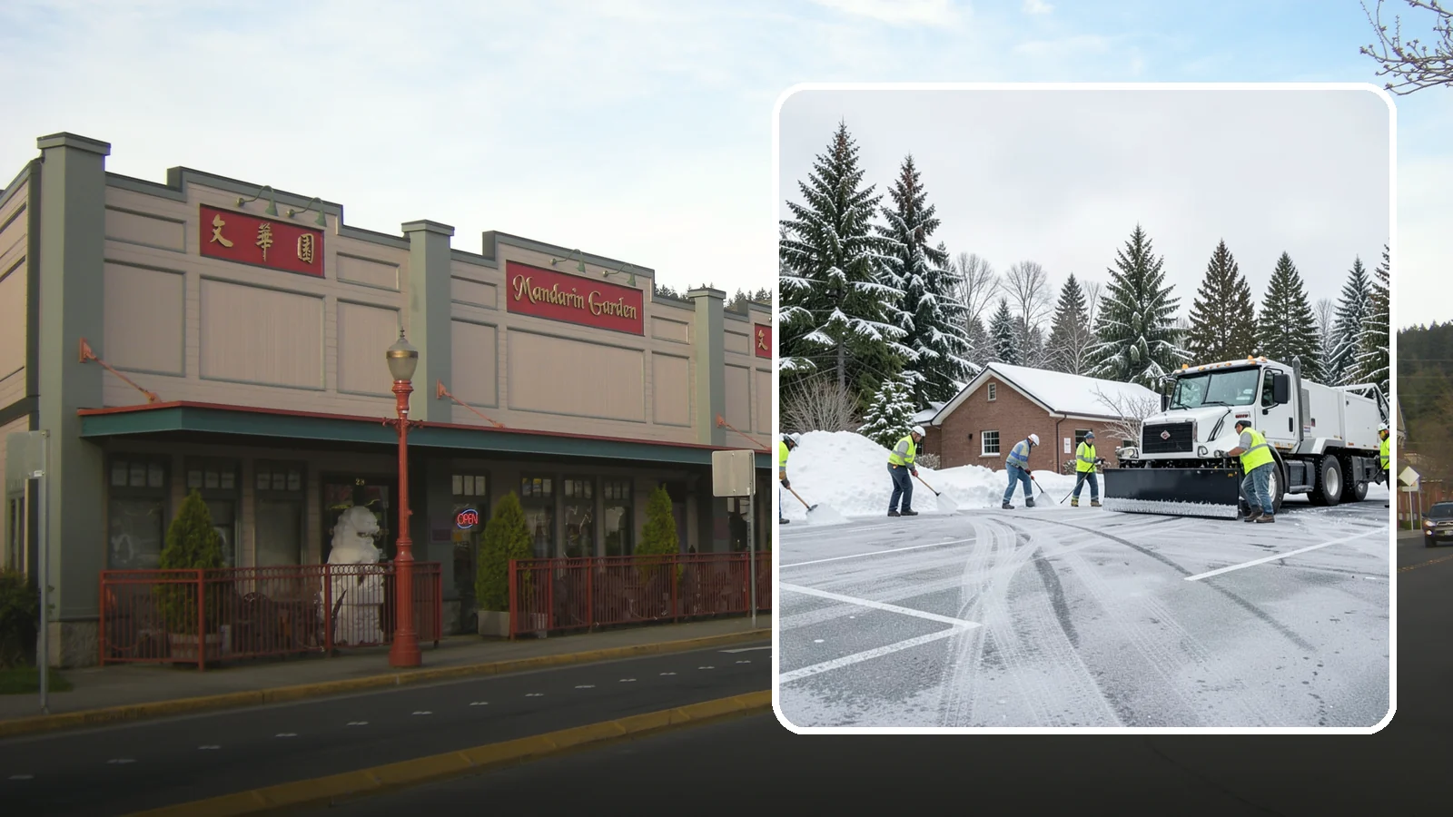 Church Parking Lot Snow Removal in Issaquah, King County, WA - We clear church lots ahead of weekend services so Western Washington congregations gather safely in winter.
