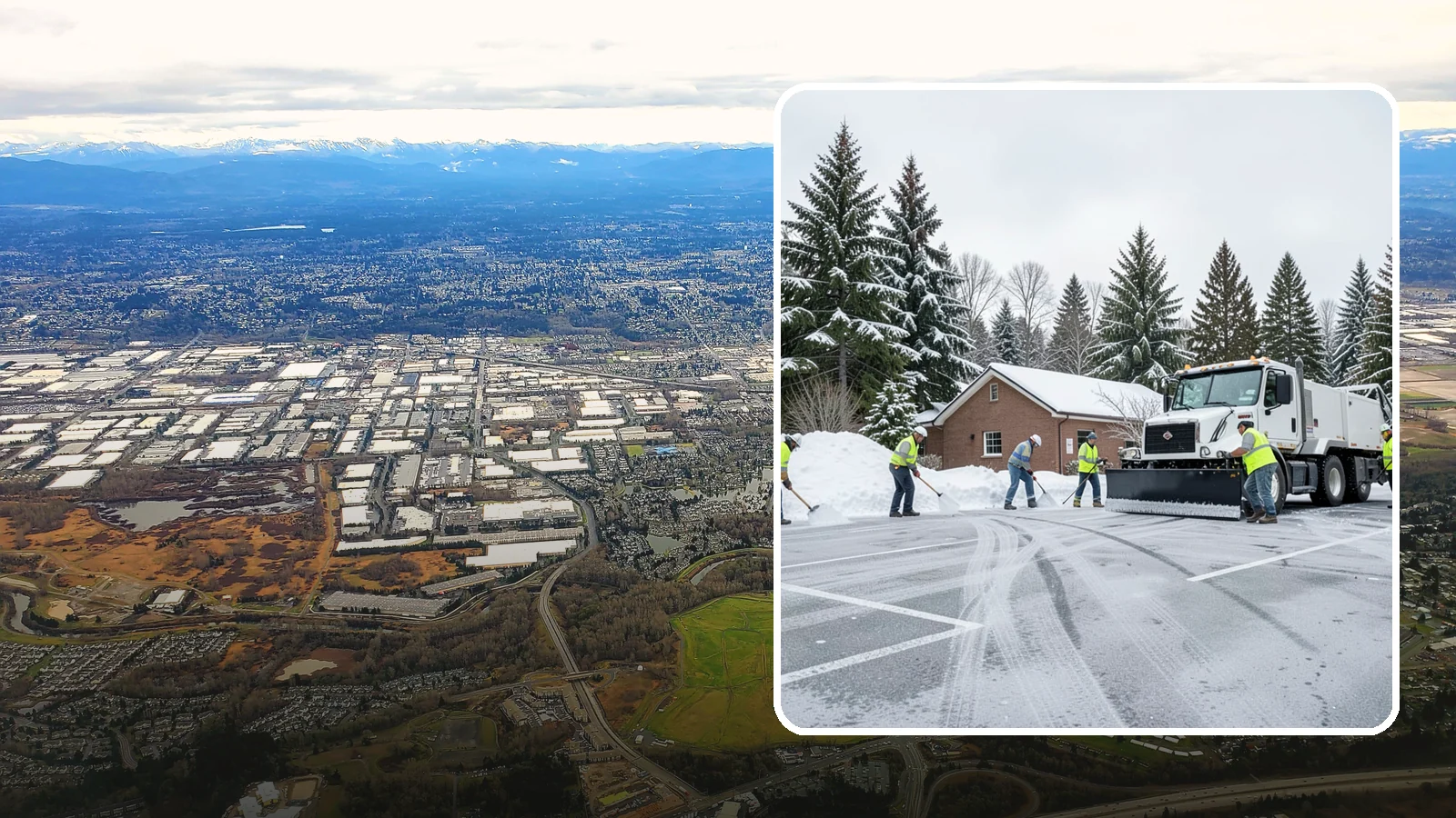 Church Parking Lot Snow Removal in Kent, King County, WA - We clear church lots ahead of weekend services so Western Washington congregations gather safely in winter.