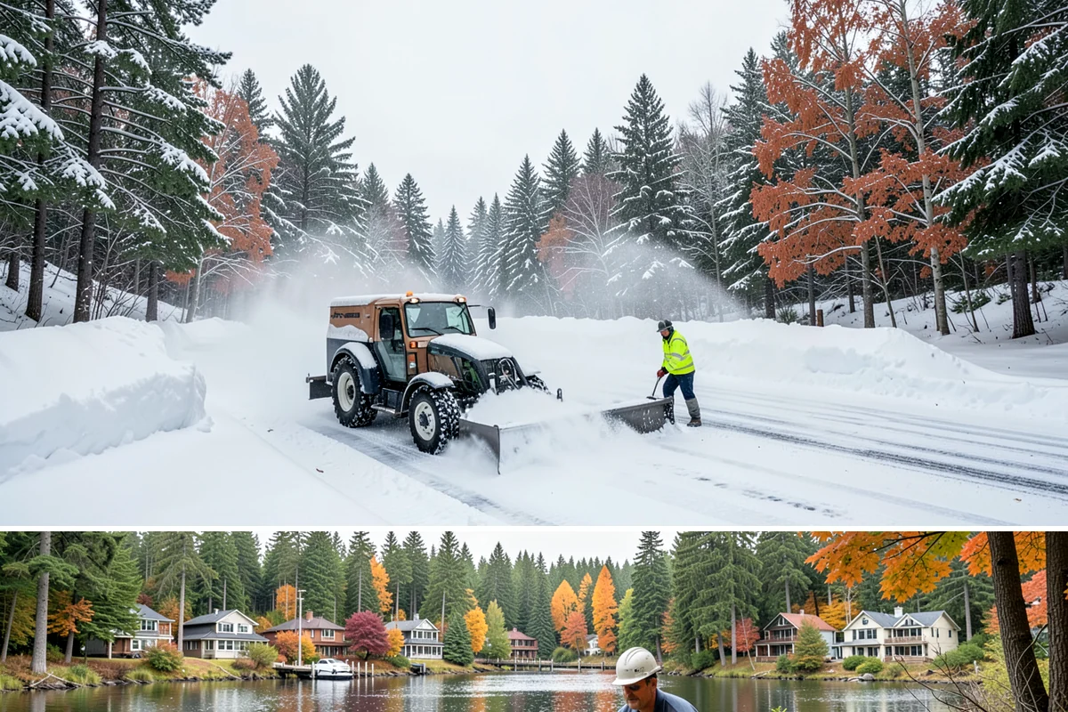Church Parking Lot Snow Removal in La Conner, Skagit County, WA - Church lots in the Puget Sound area need the most winter service from December through February, peaking around the holiday...