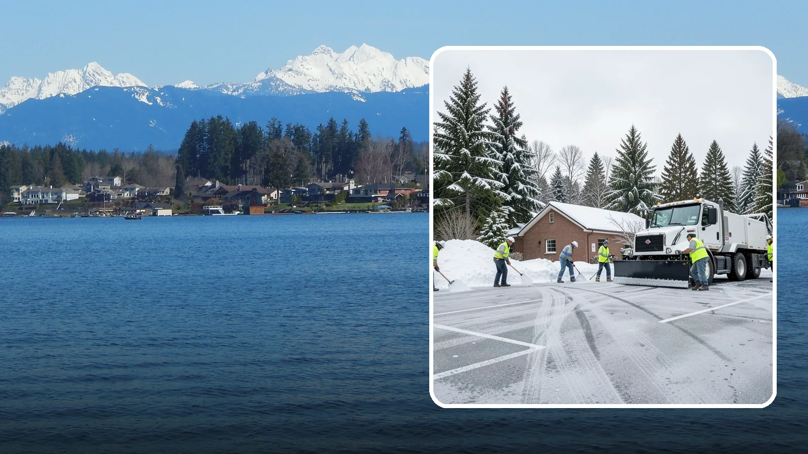 Church Parking Lot Snow Removal in Lake Stevens, Snohomish County, WA - We clear church lots ahead of weekend services so Western Washington congregations gather safely in winter.