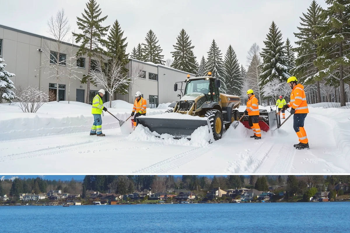 Church Parking Lot Snow Removal in Lake Stevens, Snohomish County, WA - Church lots in the Puget Sound area need the most winter service from December through February, peaking around the holiday...