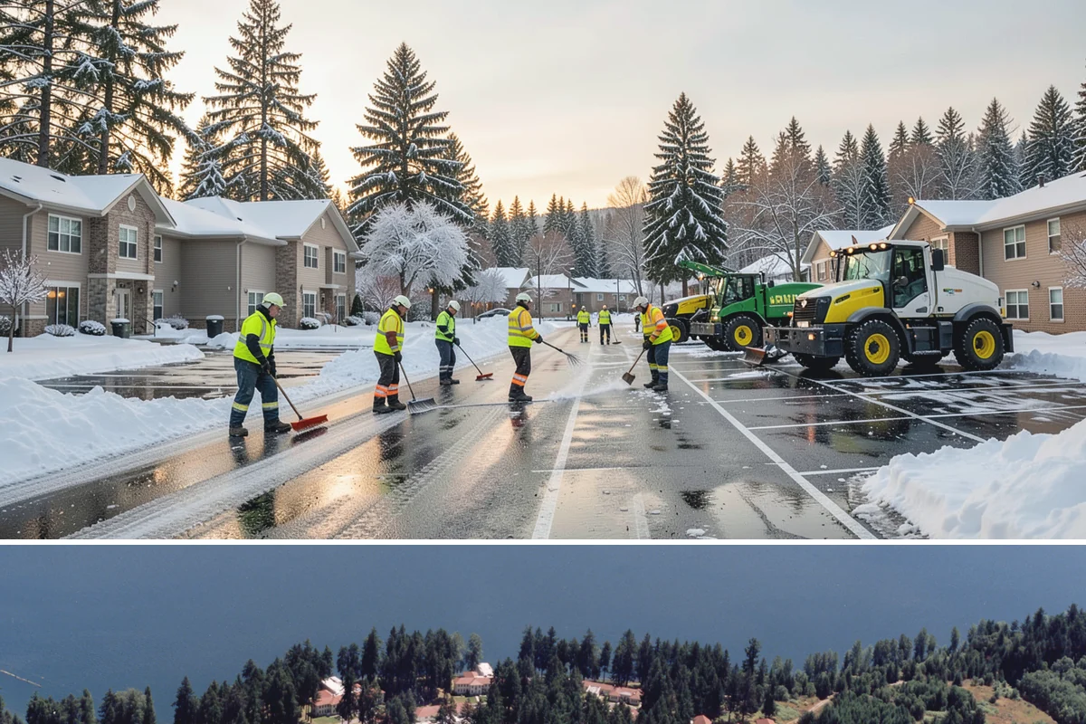 Church Parking Lot Snow Removal in Lakewood, Pierce County, WA - Church lots in the Puget Sound area need the most winter service from December through February, peaking around the holiday...
