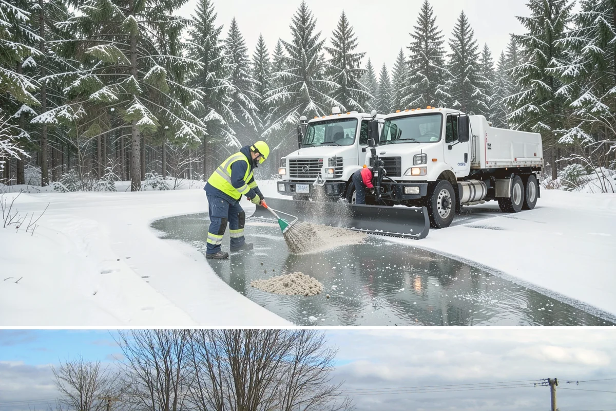 Church Parking Lot Snow Removal in Langley, Island County, WA - Church lots in the Puget Sound area need the most winter service from December through February, peaking around the holiday...
