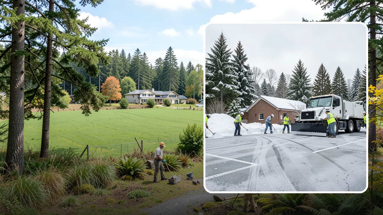Church Parking Lot Snow Removal in Lyman, Skagit County, WA - We clear church lots ahead of weekend services so Western Washington congregations gather safely in winter.