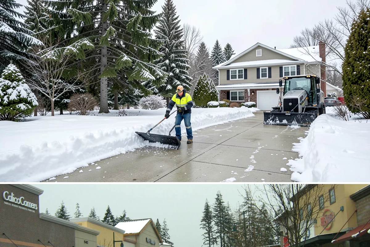 Church Parking Lot Snow Removal in Mill Creek, Snohomish County, WA - Church lots in the Puget Sound area need the most winter service from December through February, peaking around the holiday...