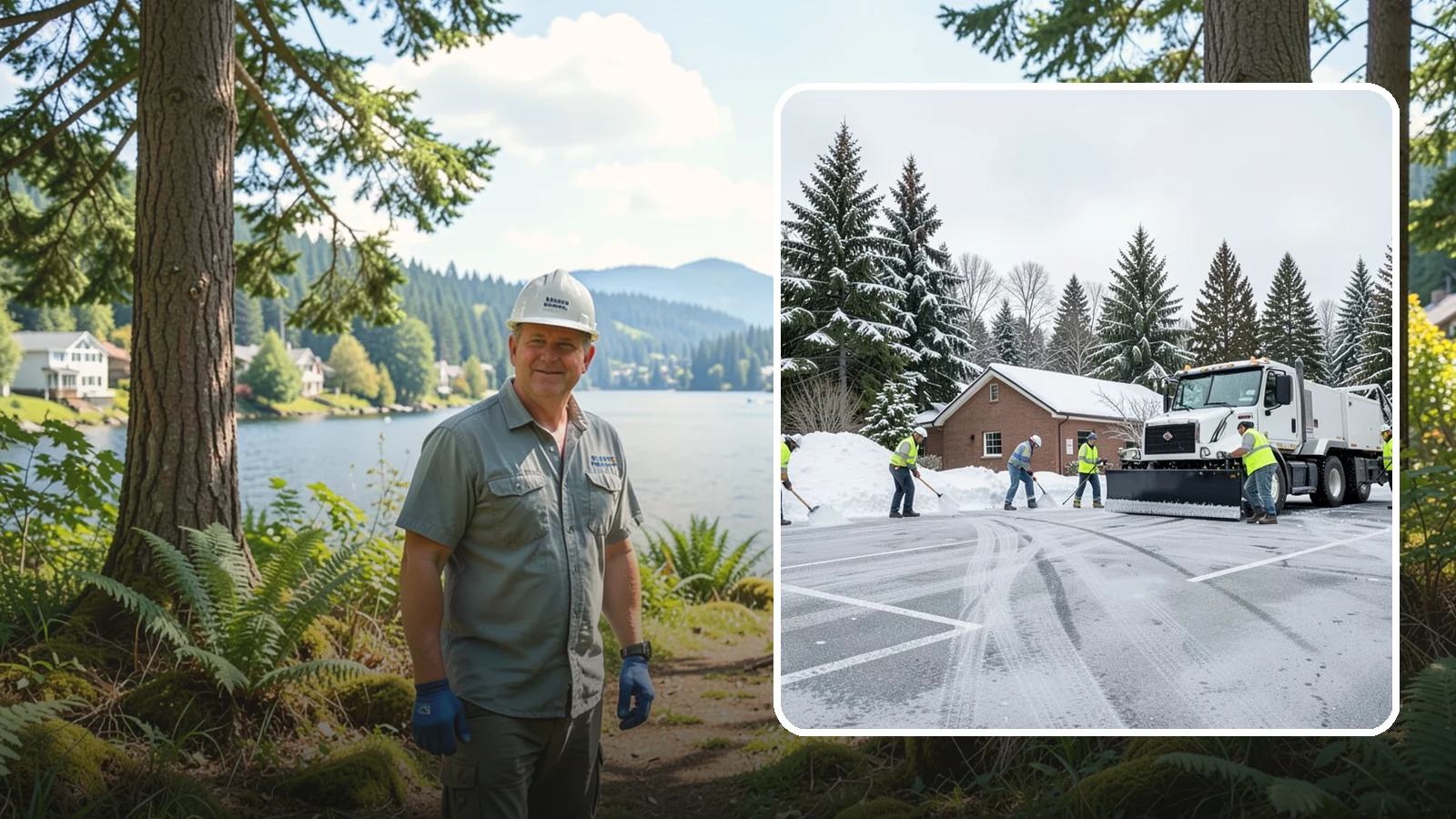 Church Parking Lot Snow Removal in Milton, King County, WA - We clear church lots ahead of weekend services so Western Washington congregations gather safely in winter.