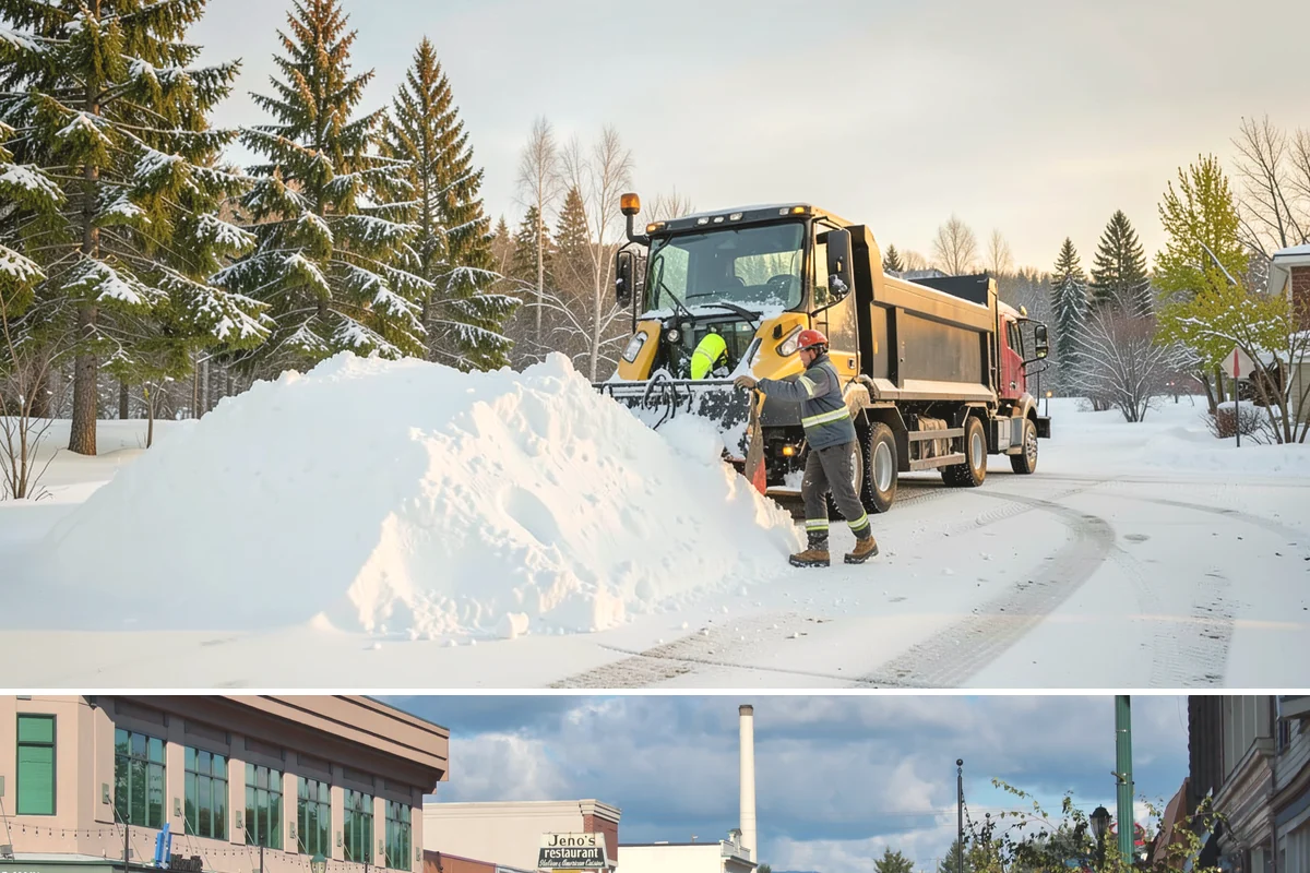 Church Parking Lot Snow Removal in Monroe, Snohomish County, WA - Church lots in the Puget Sound area need the most winter service from December through February, peaking around the holiday...