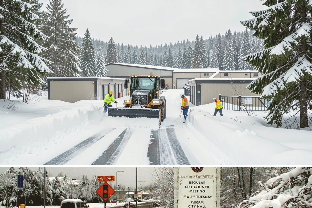 Church Parking Lot Snow Removal in Newcastle, King County, WA - Church lots in the Puget Sound area need the most winter service from December through February, peaking around the holiday...