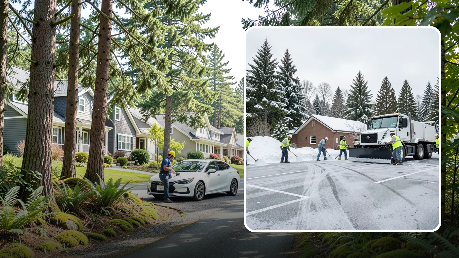 Church Parking Lot Snow Removal in Normandy Park, King County, WA - We clear church lots ahead of weekend services so Western Washington congregations gather safely in winter.