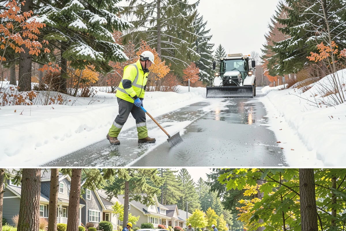Church Parking Lot Snow Removal in Normandy Park, King County, WA - Church lots in the Puget Sound area need the most winter service from December through February, peaking around the holiday...