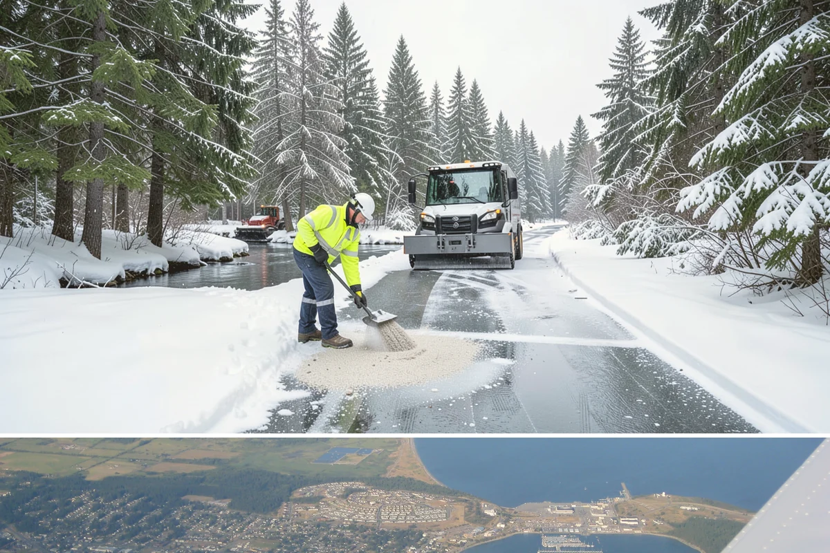 Church Parking Lot Snow Removal in Oak Harbor, Island County, WA - Church lots in the Puget Sound area need the most winter service from December through February, peaking around the holiday...