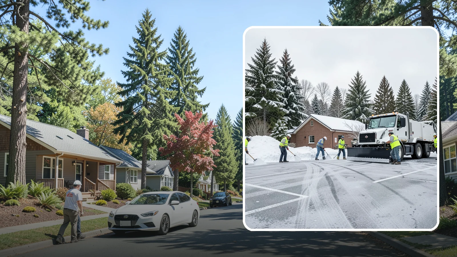 Church Parking Lot Snow Removal in Orting, Pierce County, WA - We clear church lots ahead of weekend services so Western Washington congregations gather safely in winter.