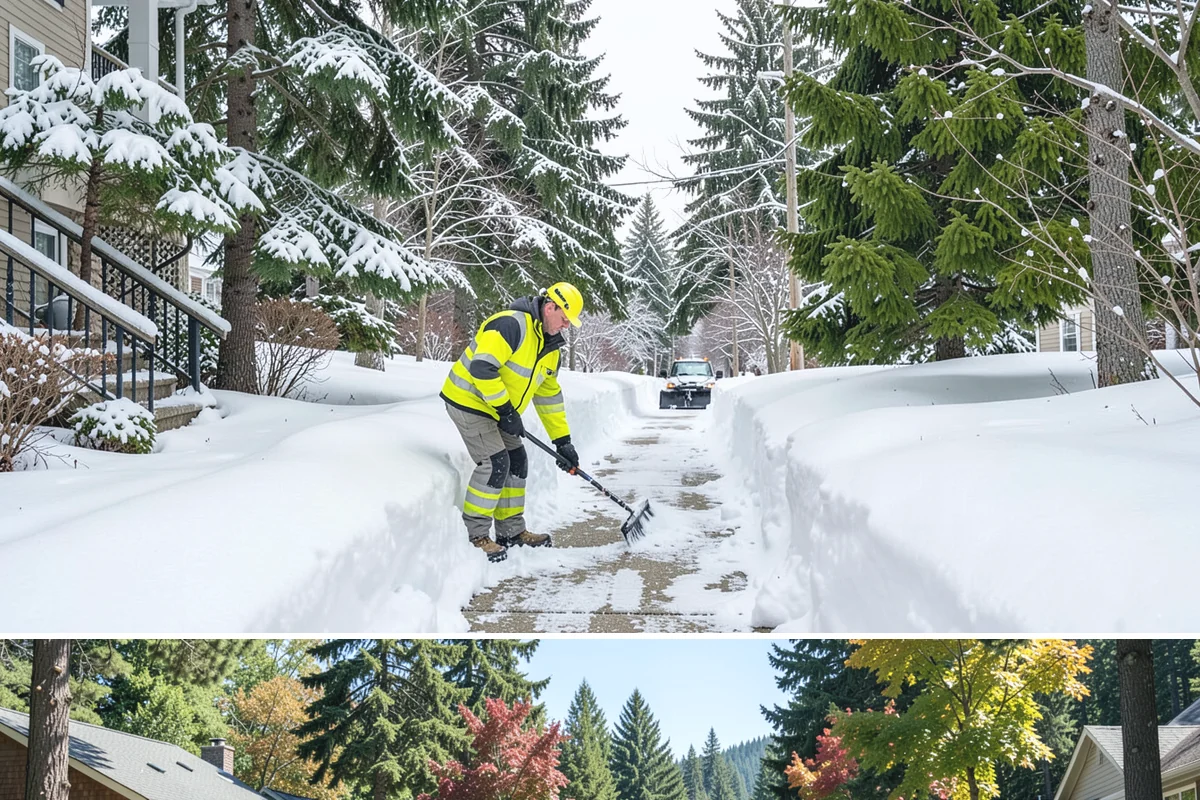 Church Parking Lot Snow Removal in Orting, Pierce County, WA - Church lots in the Puget Sound area need the most winter service from December through February, peaking around the holiday...